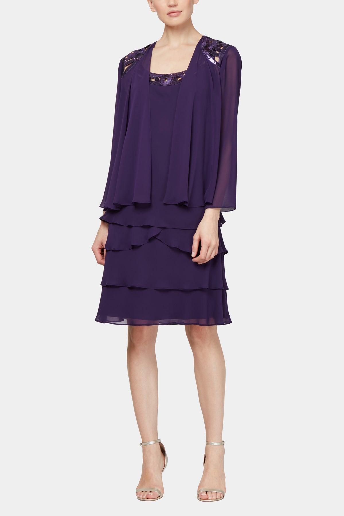 Mother of the Bride Dresses Short Mother of the Bride Dress Eggplant