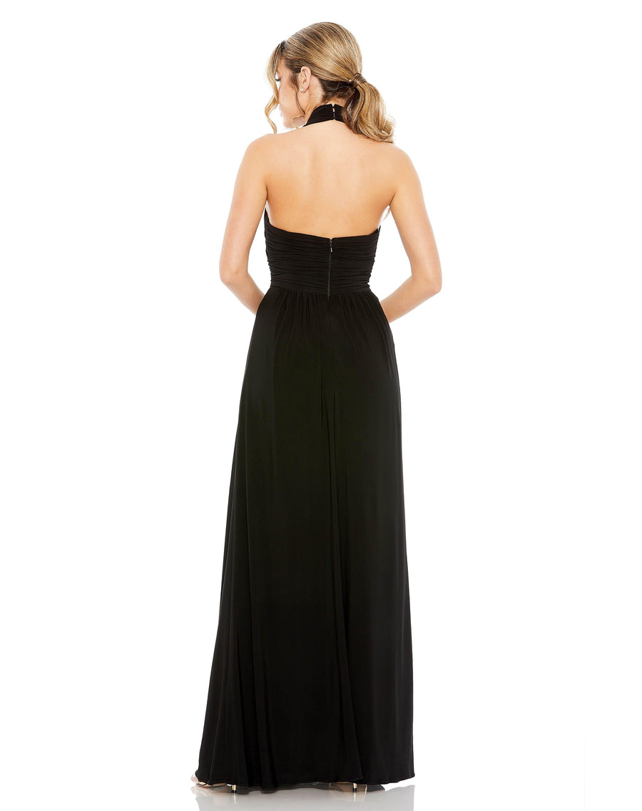 Prom Dresses Prom Long Halter Formal Gown Black