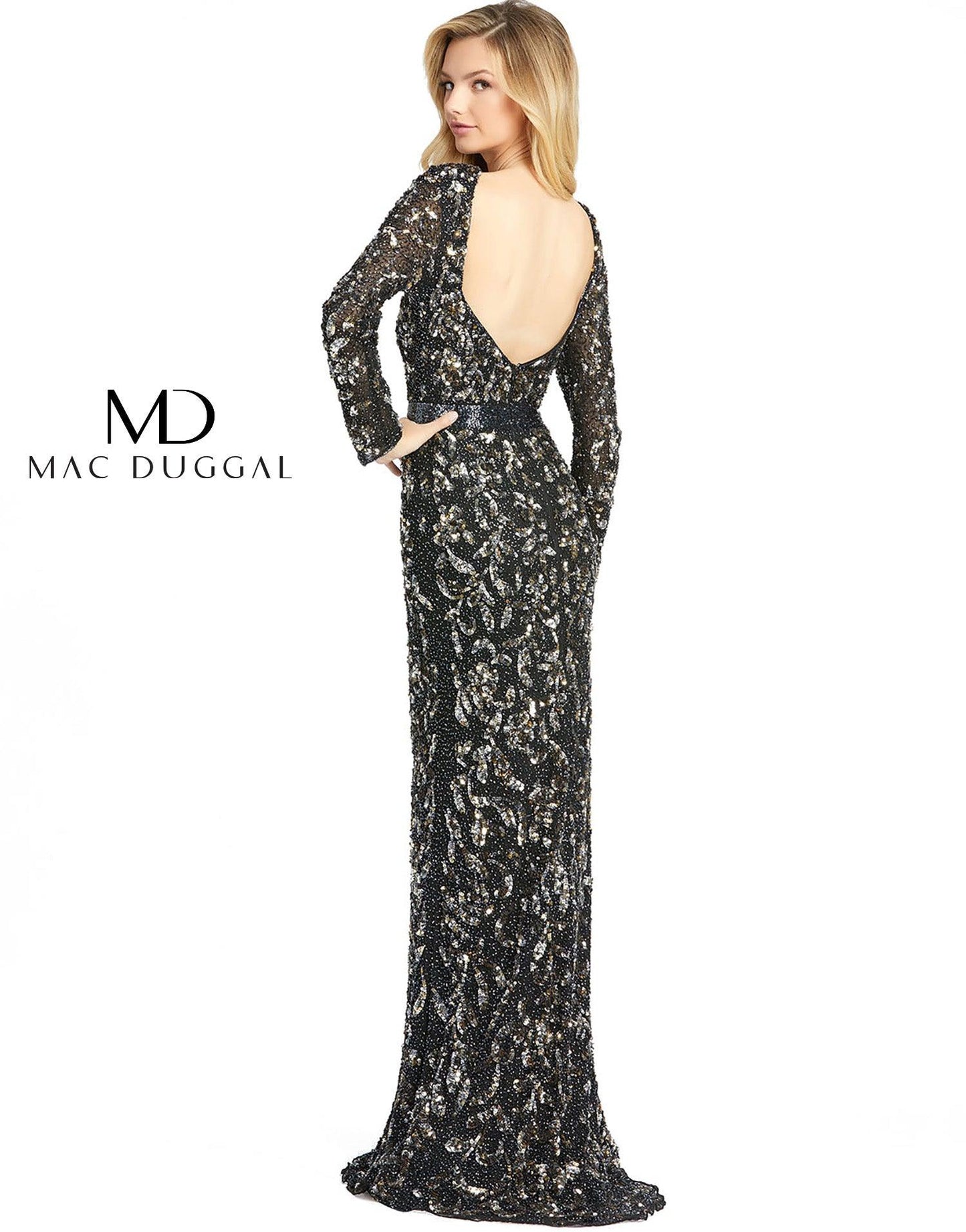 Mac Duggal Prom Long Halter Evening Dress 4316 Sale