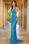 Prom Dresses Long Fitted Formal Prom Dress Iris Blue