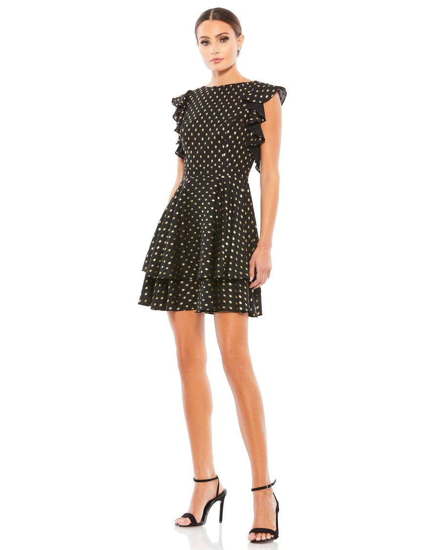 Cocktail Dresses Short Cocktail Homecoming Dress Black Gold