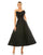 Formal Dresses Tea Length Strapless Dress Black