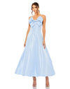 Formal Dresses Tea Length Strapless Dress French Blue