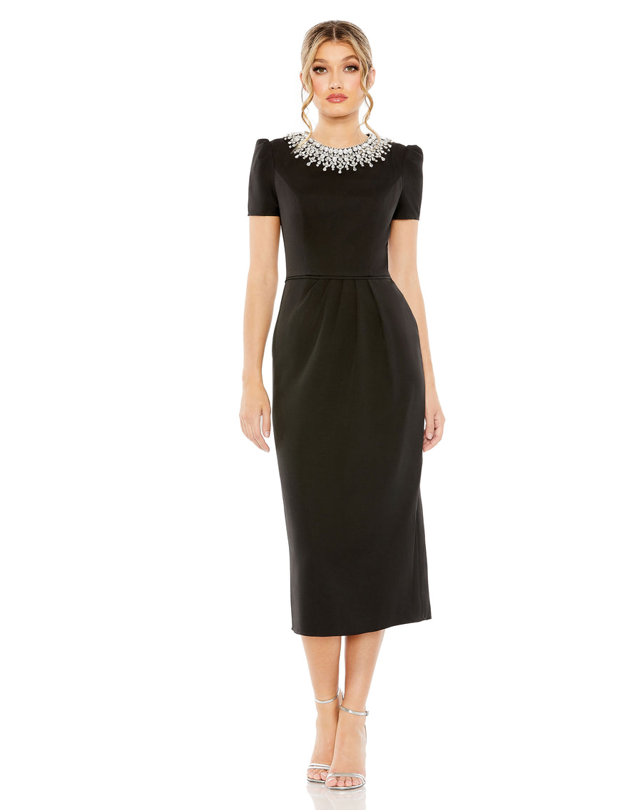 Cocktail Dresses Short Cocktail Tea Length Dress Black