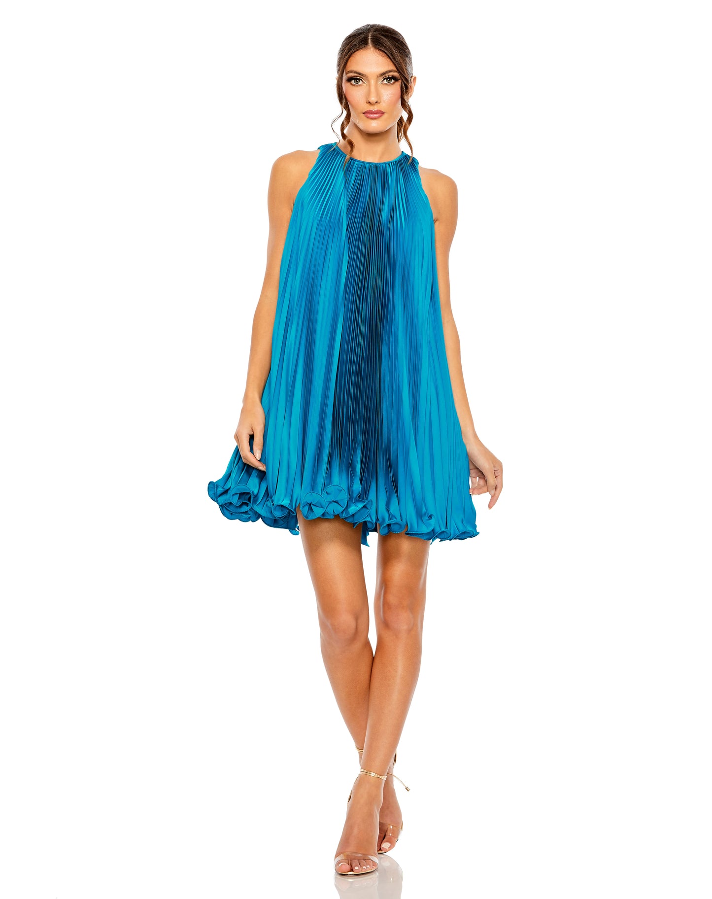 Cocktail Dresses Short A Line Pleated Cocktail Party Dress Ocean