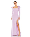 Formal Dresses Long Sleeve Formal Evening Dress Lilac