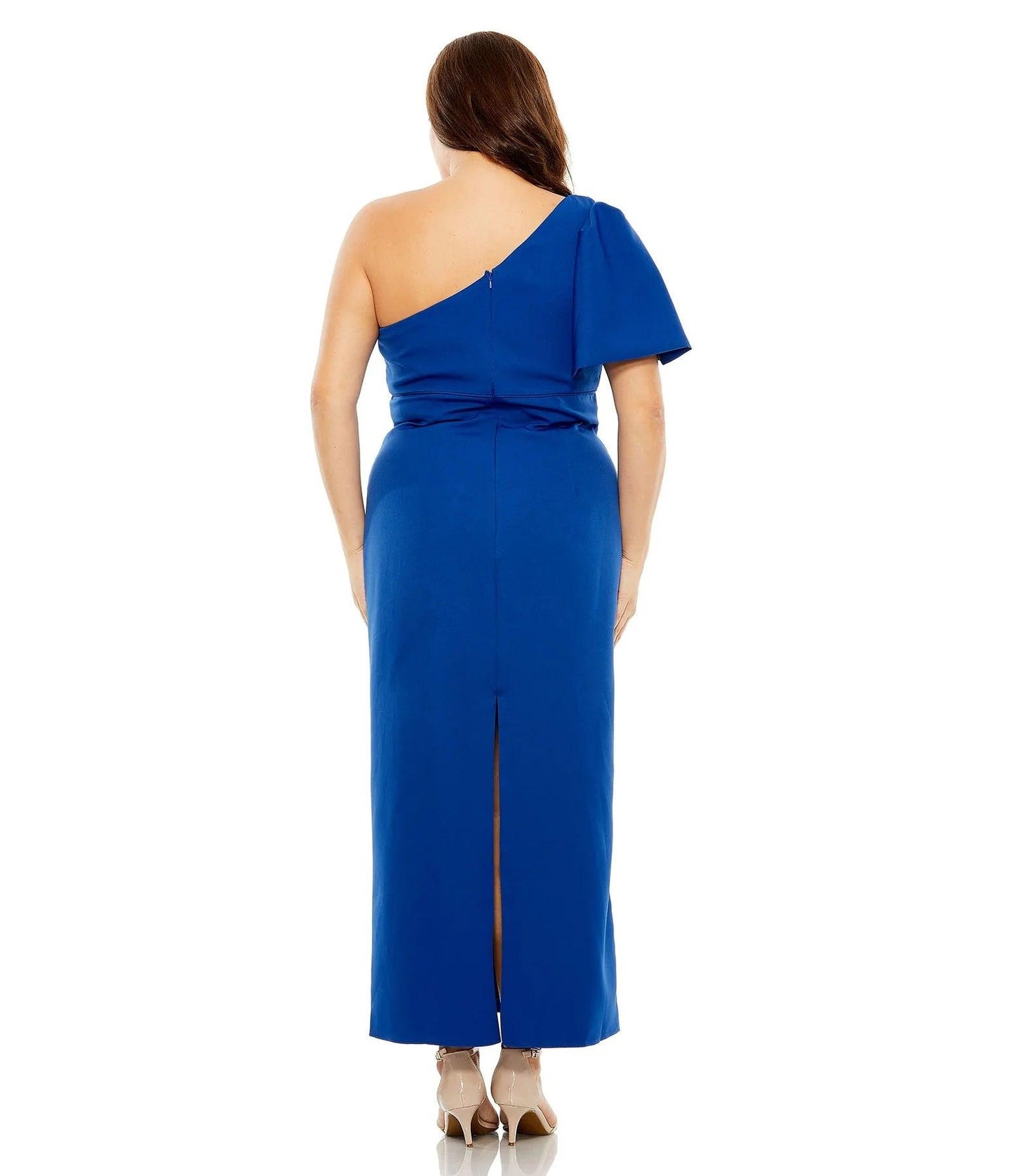 Plus Size Dresses Fabulouss Plus Size Tea Length Dress Cobalt