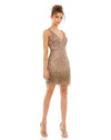 Cocktail Dresses Short Sleeveless Cocktail Dress Copper