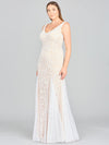 Wedding Dresses Long Sleeveless Bridal Dress Ivory