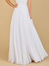 Wedding Dresses Long Formal Skirt Beaded Waist Ivory