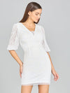 Wedding Dresses Short Sleeve Beaded Wedding Dress Ivory