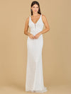 Wedding Dresses Sleeveless Long Bridal Gown Ivory