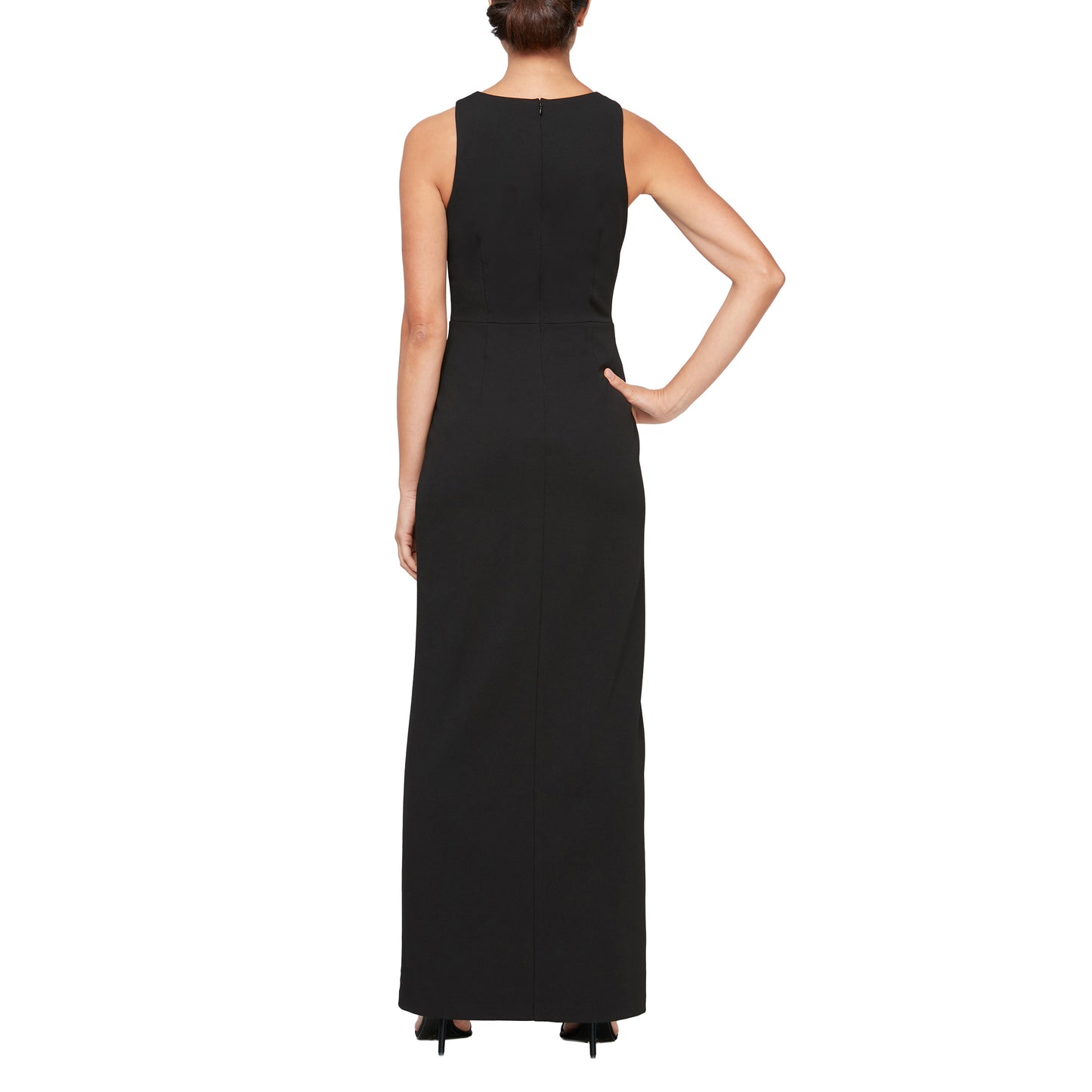 Formal Dresses Long Formal Evening Column Dress Black