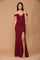 Long Off Shoulder Formal Evening Prom Dress