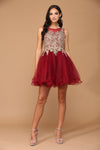 Prom Short Sleeveless Homecoming Cocktail Dress