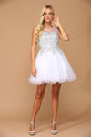 Prom Short Sleeveless Homecoming Cocktail Dress