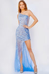 Jovani 05647 Prom One Shoulder Long Formal Gown