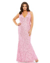 Plus Size Dresses Fabulouss Long Plus Size Halter Prom Dress Ice Pink