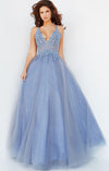 Prom Dresses Long Formal Glitter Prom Ball Gown  Cloud