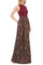 Formal Dresses Long Floral Print Formal dress BURGANDY MULTI