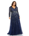 Plus Size Dresses Fabulouss Plus Size Long Mother of the Bride Dress Midnight