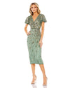 Formal Dresses Short Sleeve Formal Dress Sage