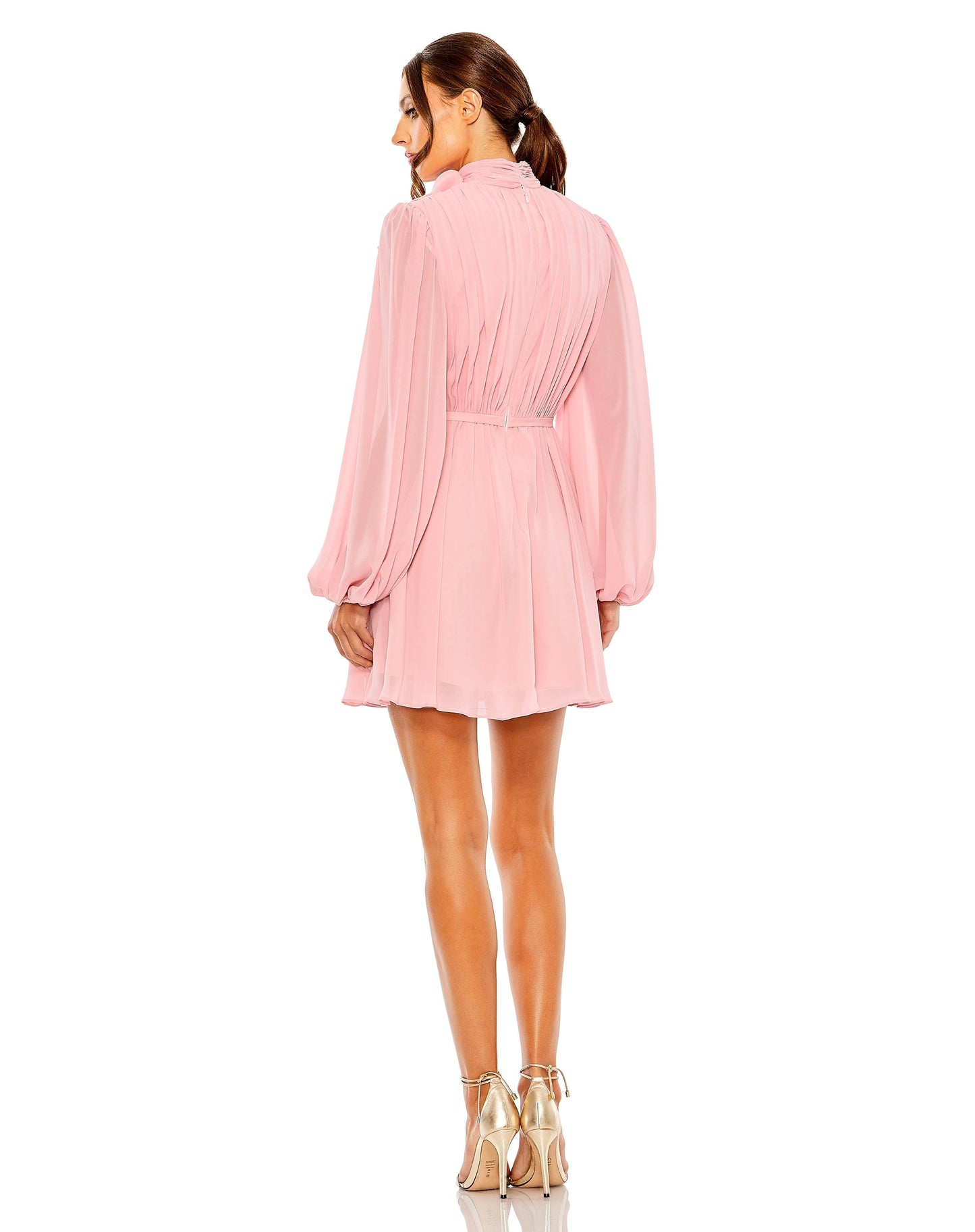 Cocktail Dresses  Long Sleeve Short Cocktail Dress Orchid