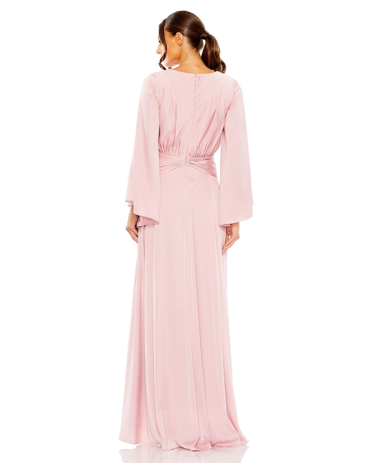 Formal Dresses Formal Long Sleeve Evening Dress Dusty Rose