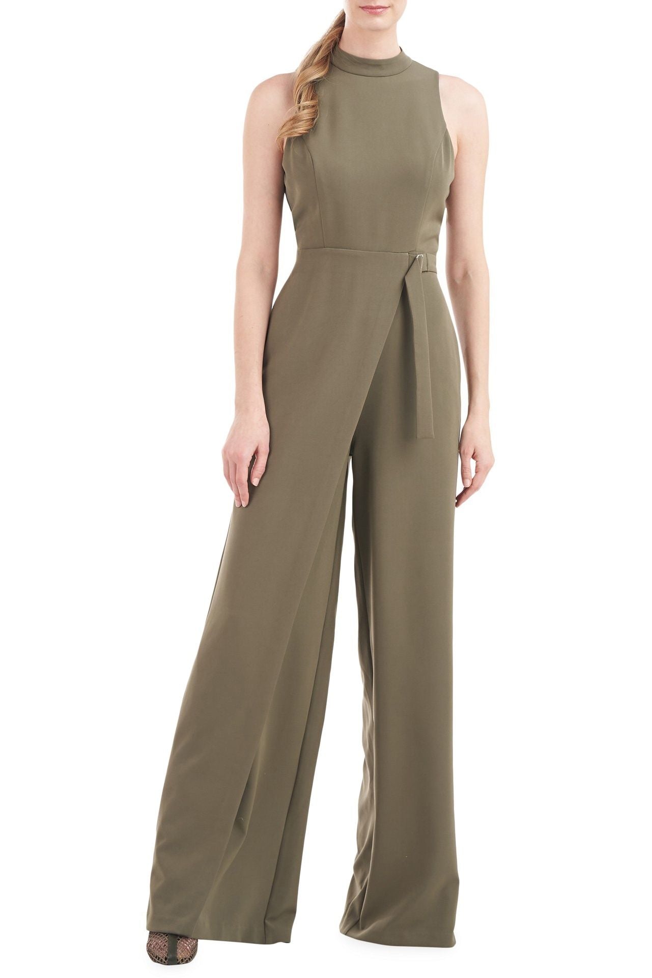 Jumpsuit Long Sleeveless Formal Jumpsuit OLIVE