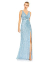 Prom Dresses Long Sequin Formal Fitted Prom Dress Ice Blue