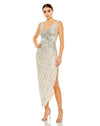 Cocktail Dresses Cocktail High Low Formal Sequin Dress Nude Silver