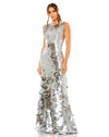 Prom Dresses Long Sleeveless Formal Prom Dress Silver