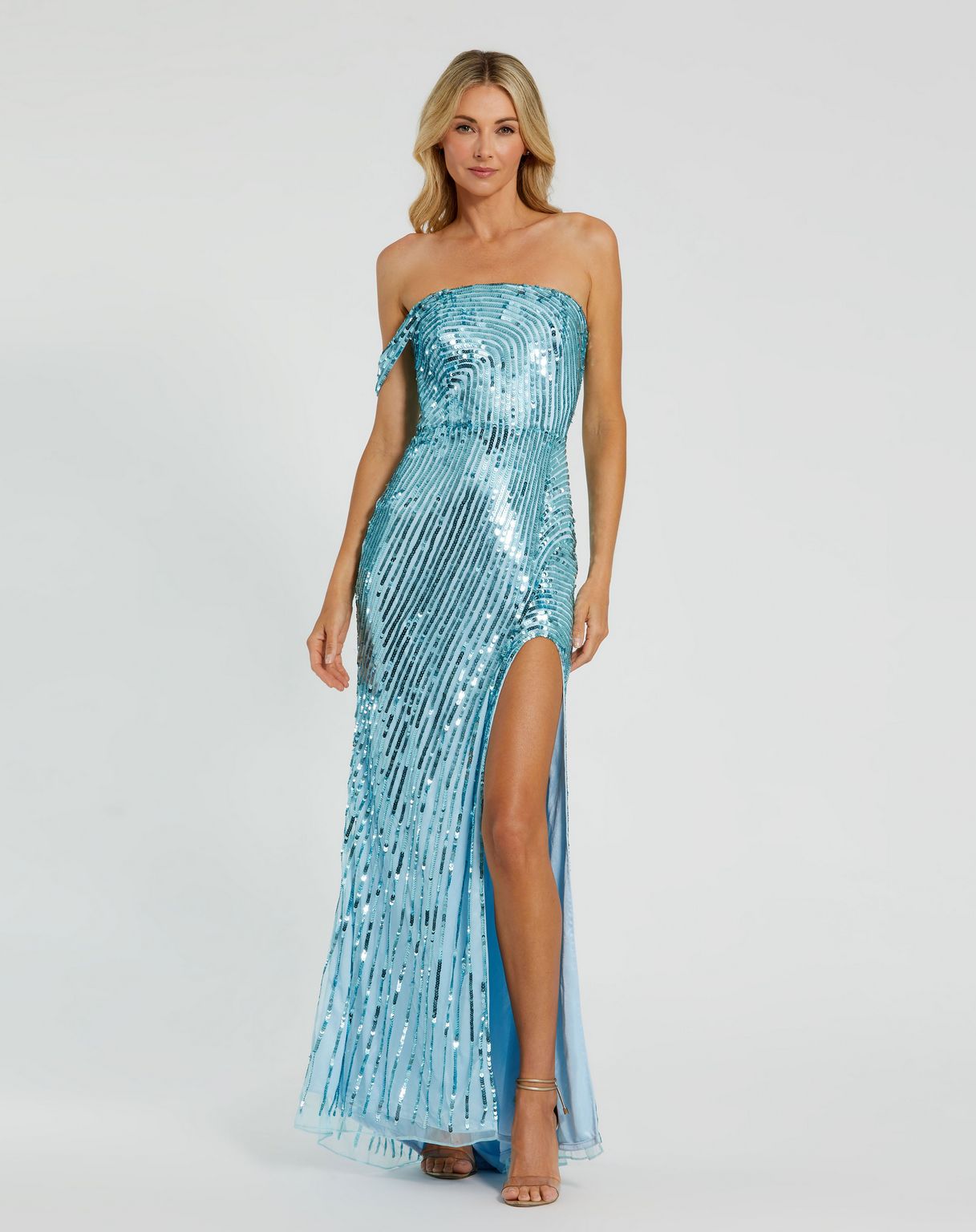 Prom Dresses Prom Sequin Formal Long Dress Aqua