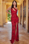 Prom Dresses Long Fitted Prom Gown Red