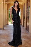 Prom Dresses Fitted Long Prom Dress Black