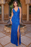 Prom Dresses Prom Long Sequins Fitted Dress Royal