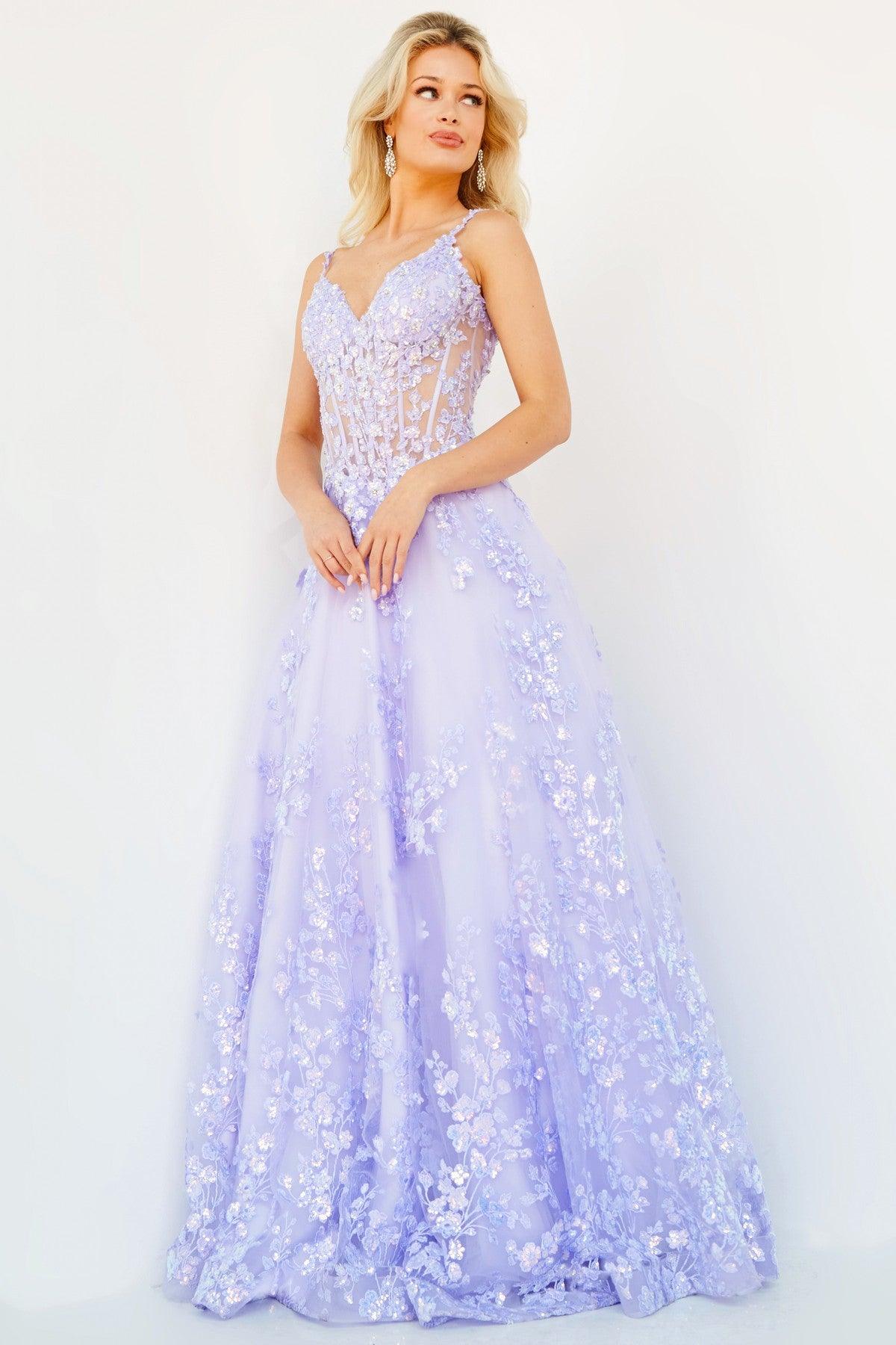 Prom Dresses Prom Long Spaghetti Strap Ball Gown Lilac