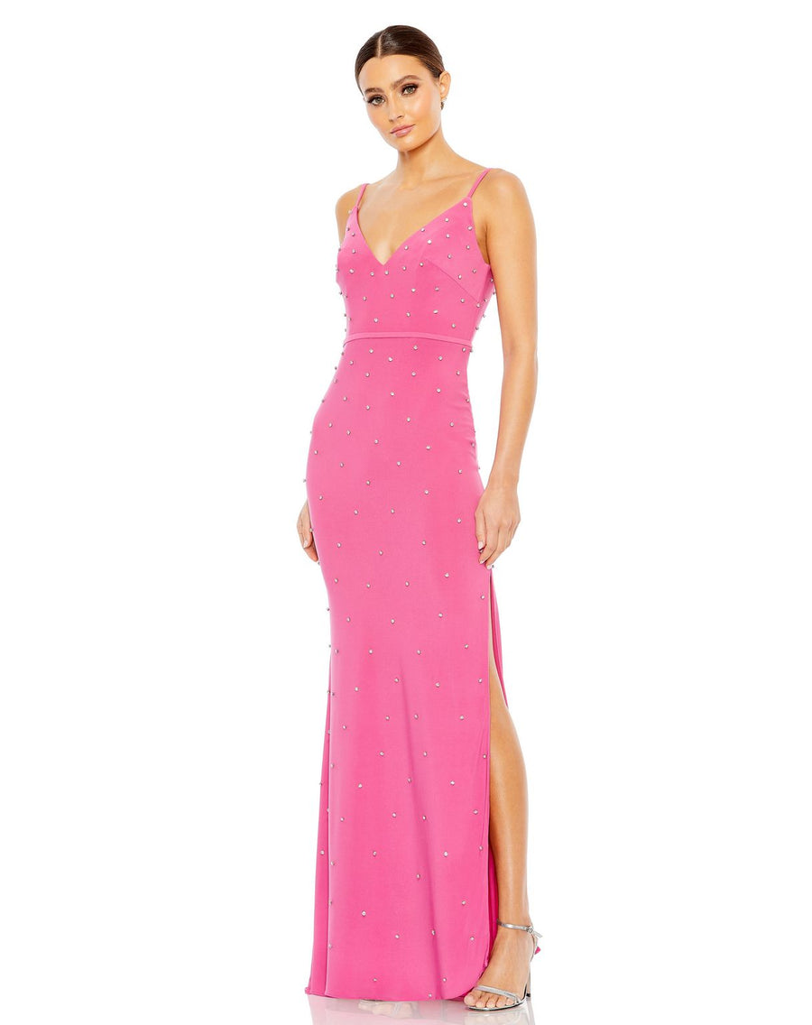 Formal Dresses Fitted Formal Evening Long Dress Candy Pink