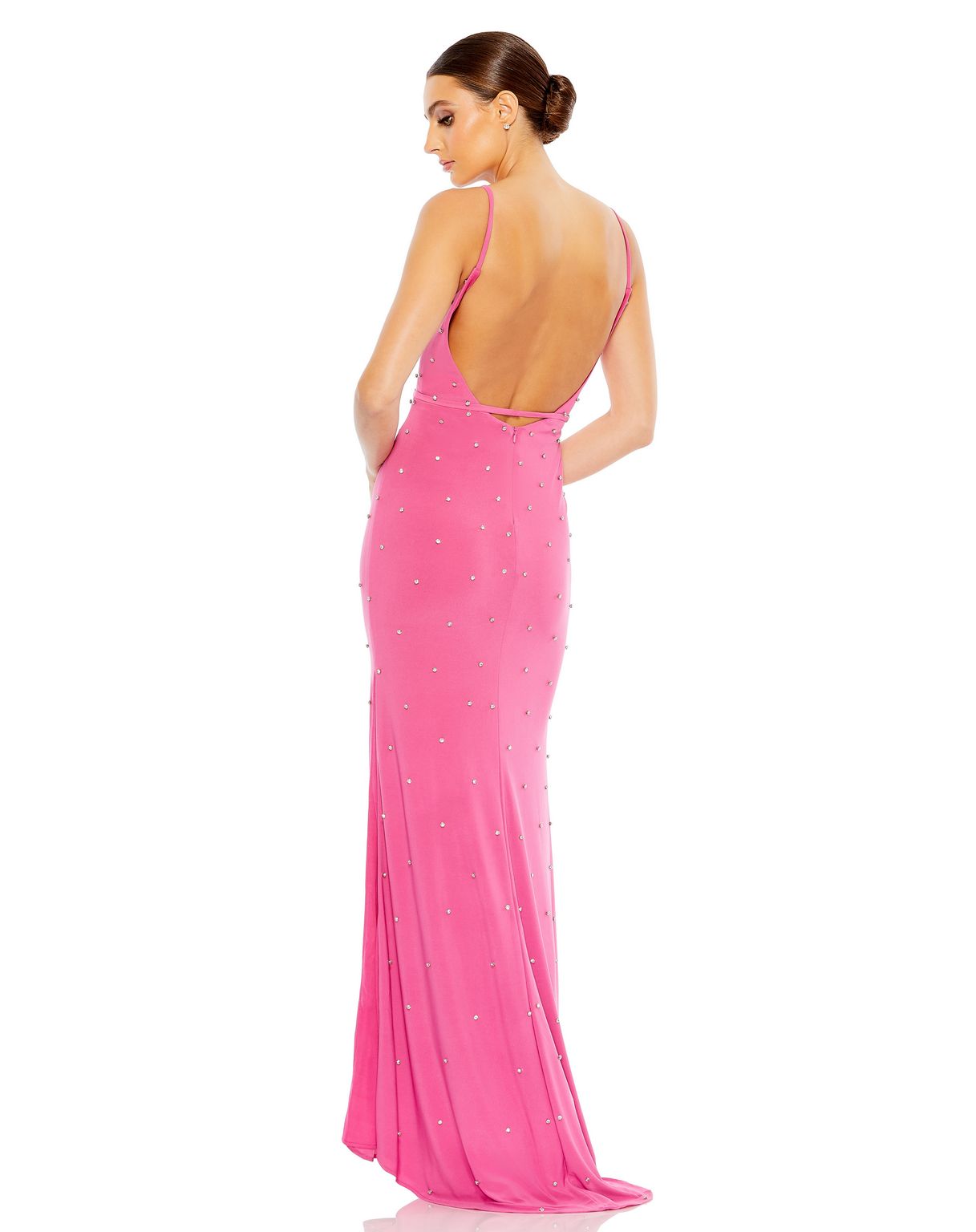 Formal Dresses Fitted Formal Evening Long Dress Candy Pink