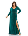 Plus Size Dresses Fabulouss Long Mother of the Bride Plus Size Gown Emerald