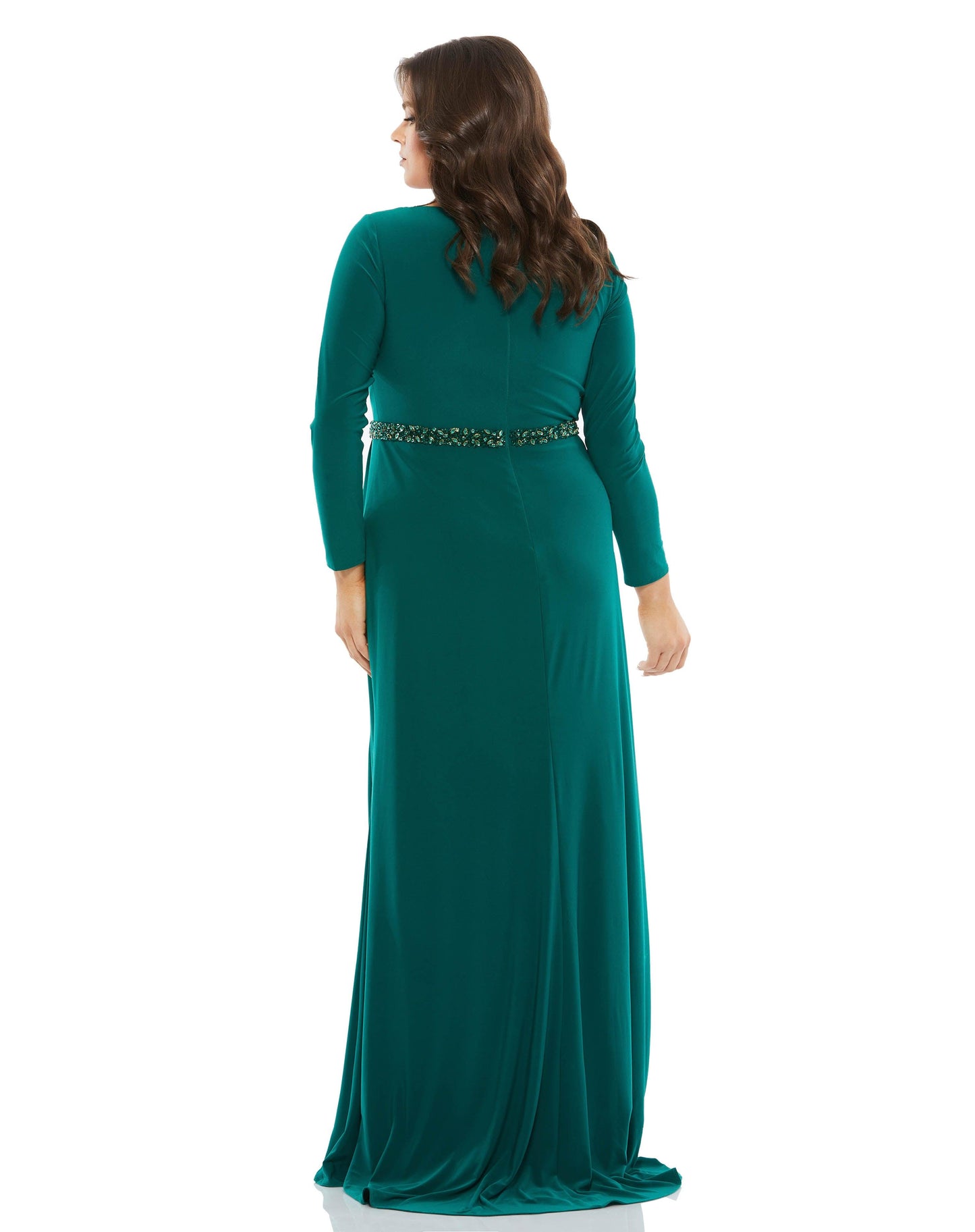 Plus Size Dresses Fabulouss Long Mother of the Bride Plus Size Gown Emerald