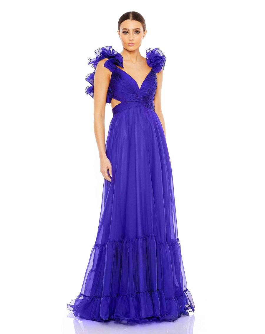 Mac Duggal 67911 Long Formal Ruffled Dress