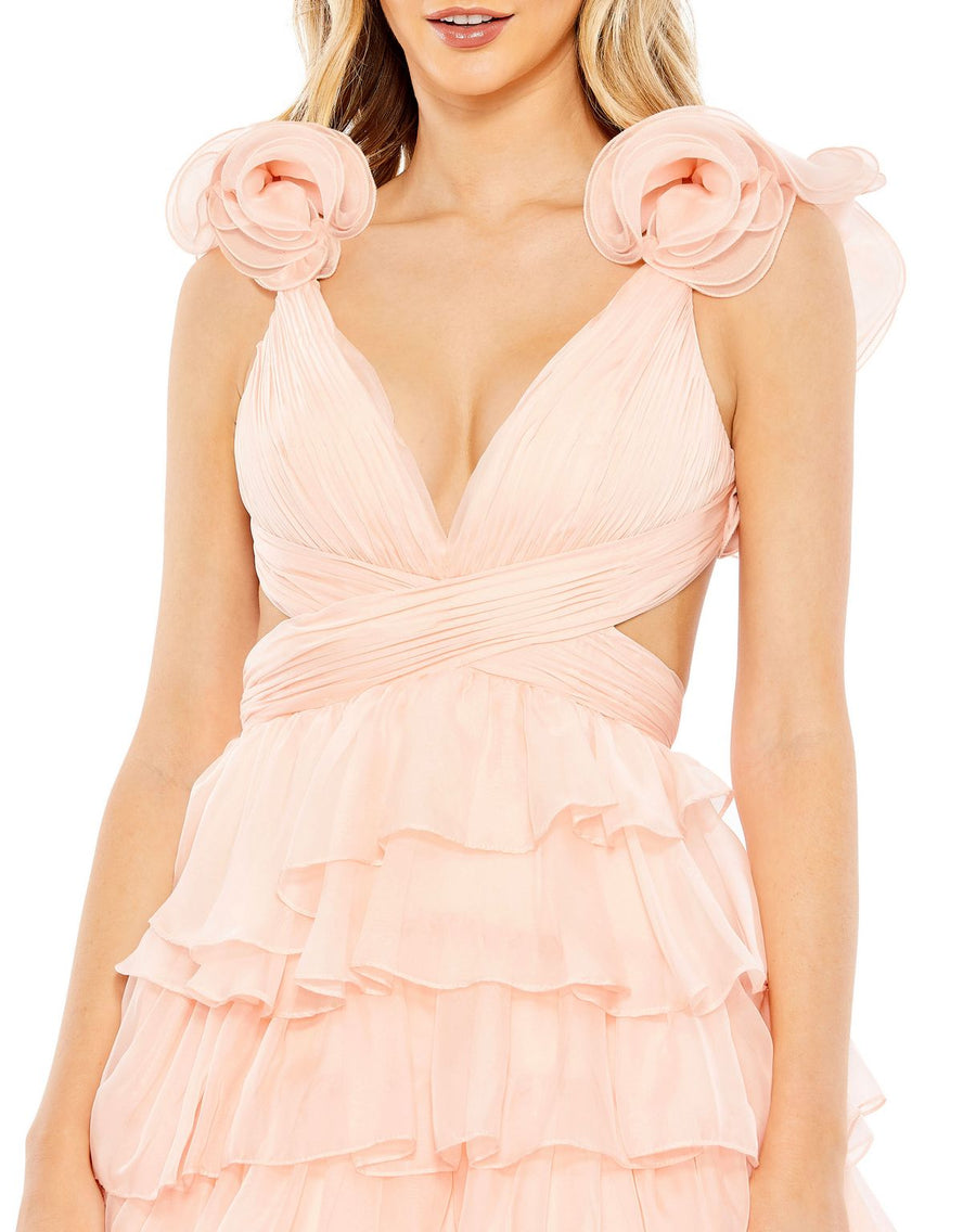 Prom Dresses Long Prom Ruffle Dress Blush