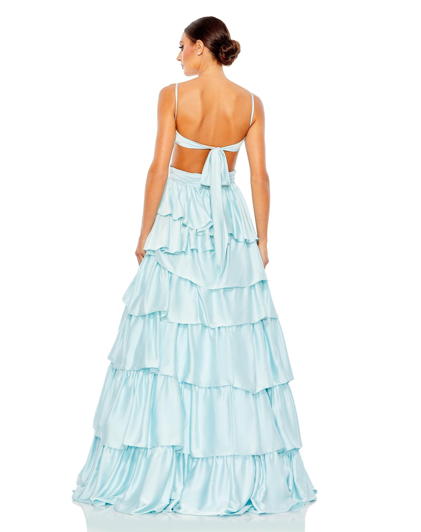 Prom Dresses Long Spaghetti Strap Prom Dress Powder Blue