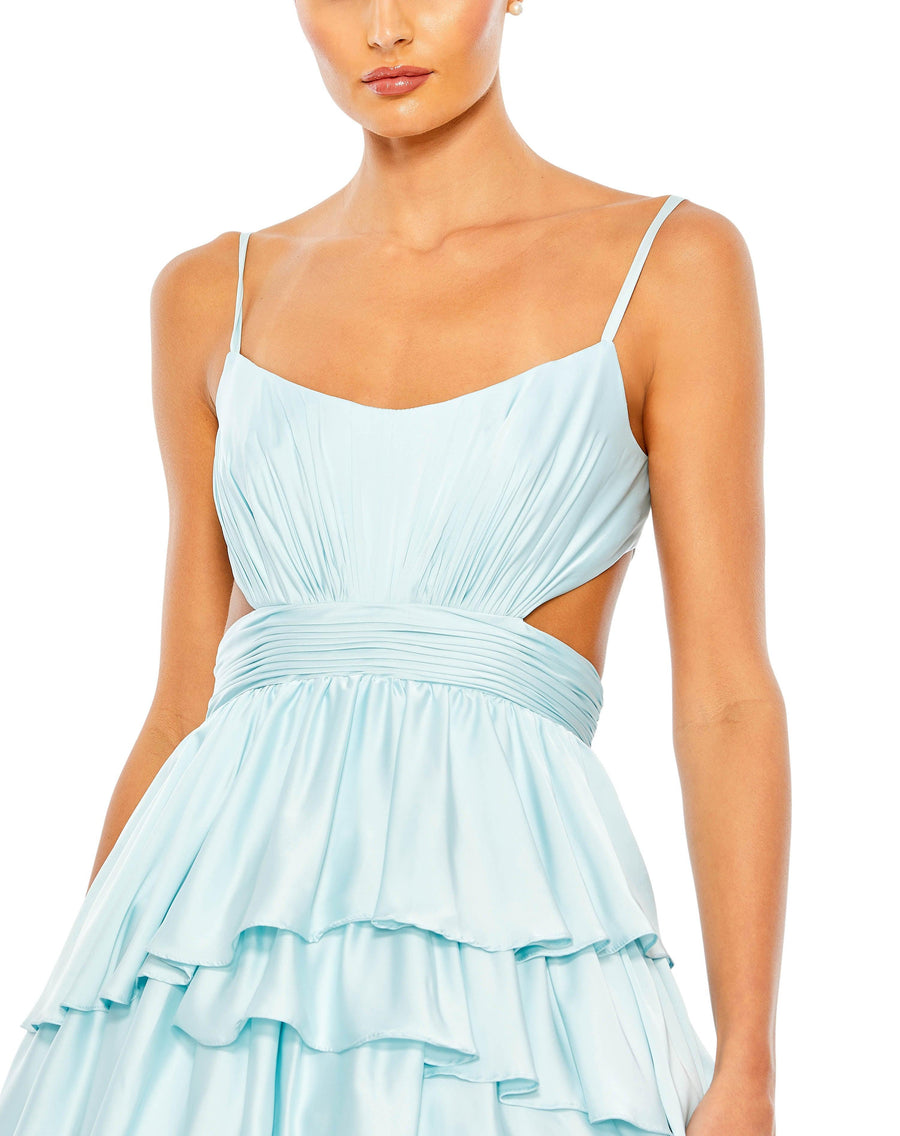 Prom Dresses Long Spaghetti Strap Prom Dress Powder Blue