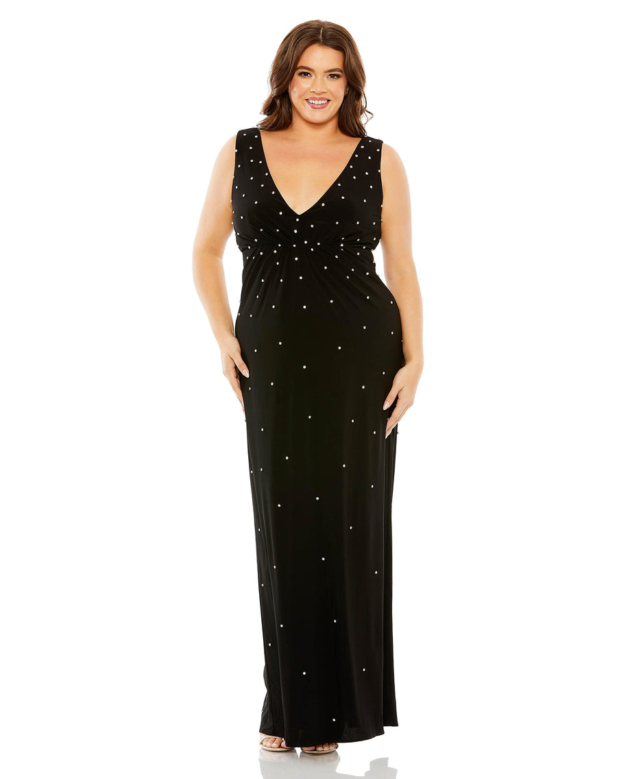 Plus Size Dresses Fabulouss Plus Size Long Formal Dress Black