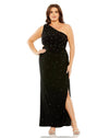 Plus Size Dresses Fabulouss Plus Size Long Fitted Prom Dress Black