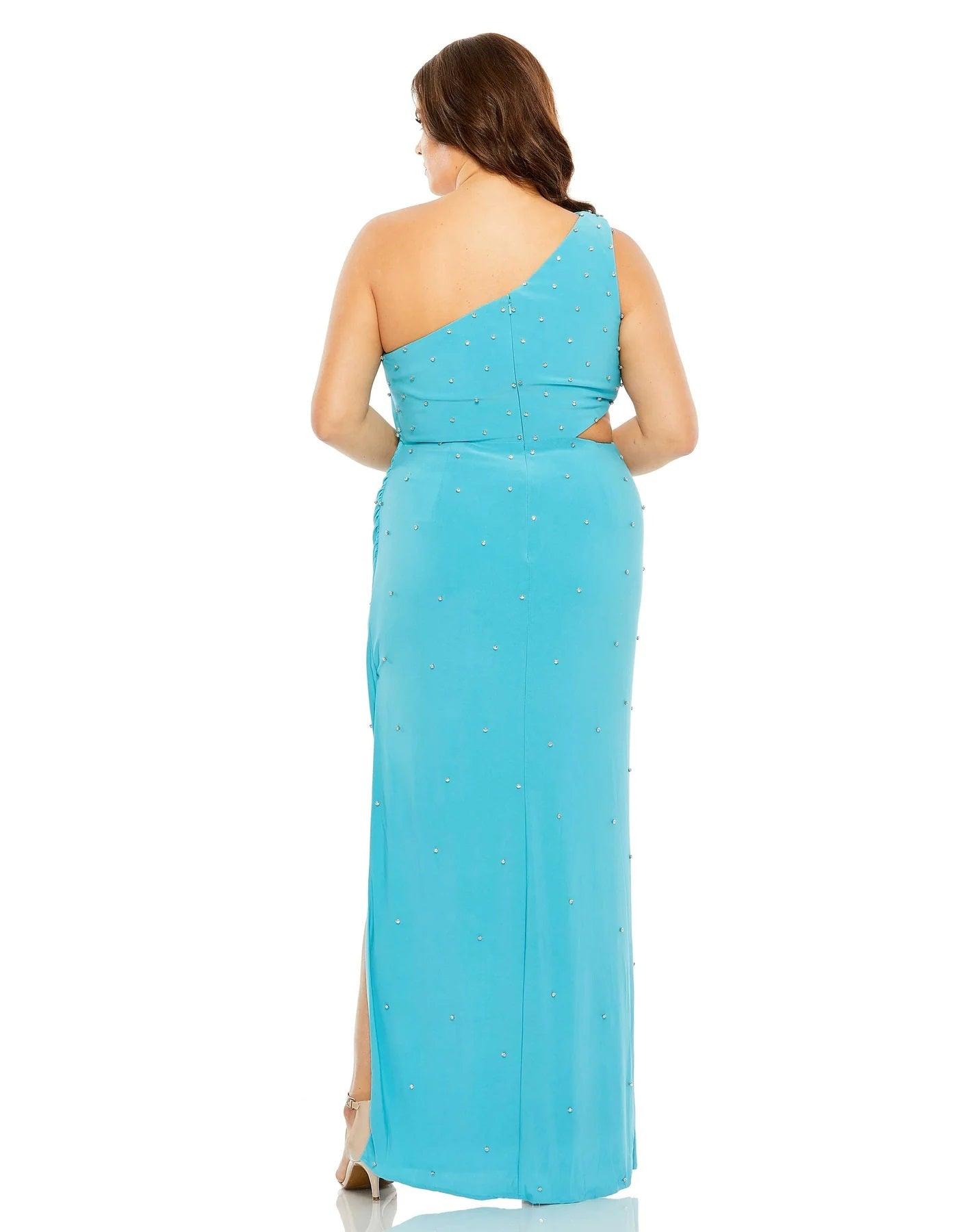 Plus Size Dresses Fabulouss Plus Size Long Fitted Prom Dress Turquoise