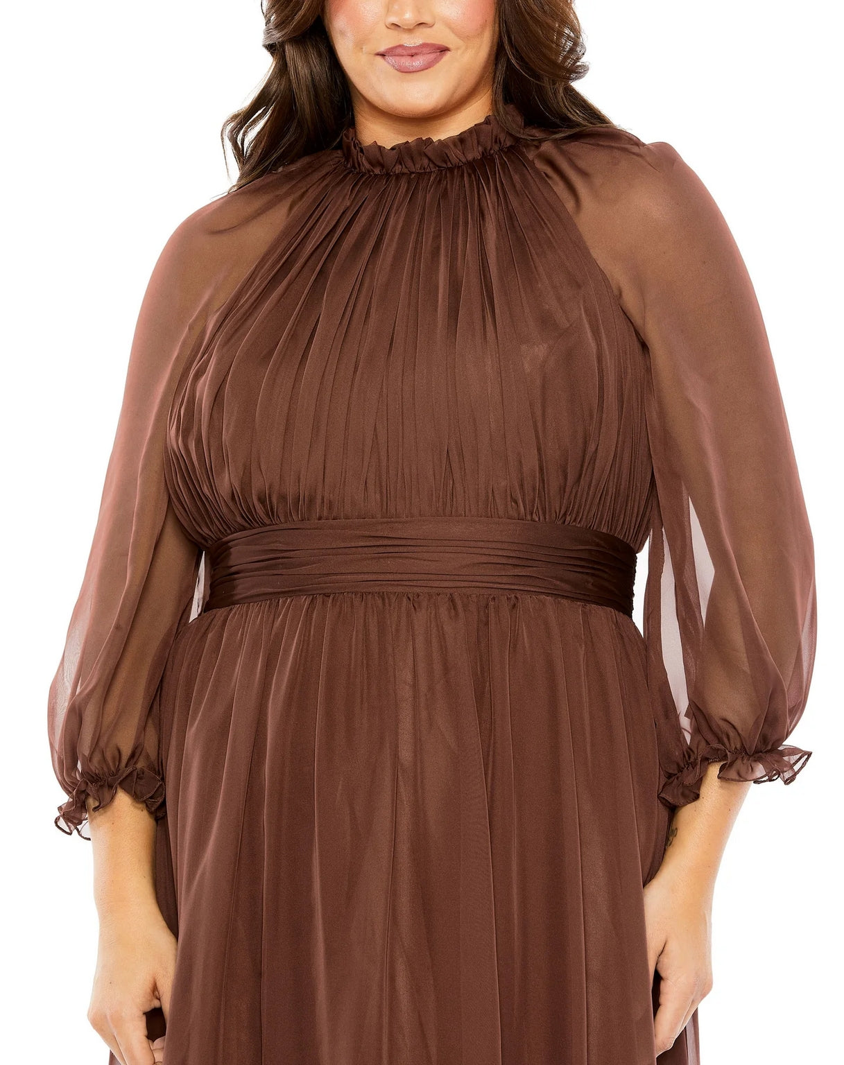 Chocolate Plus Size Dresses