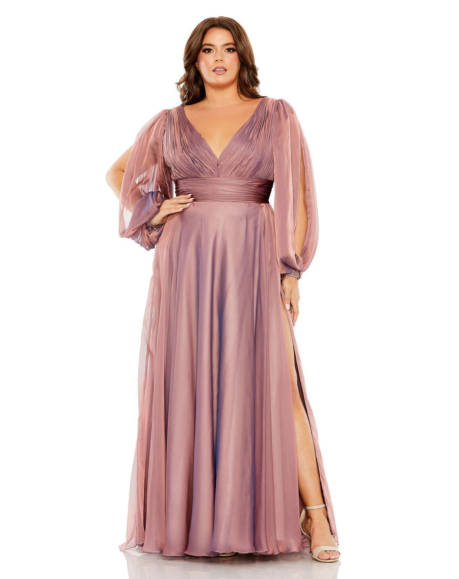 Plus Size Dresses Long Formal Plus Size Dress Antique Rose